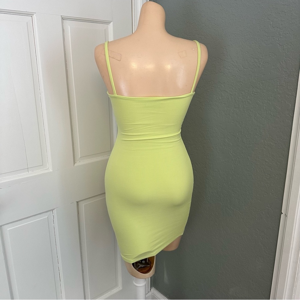 NAKED WARDROBE FRONT SLIT MINI DRESS - Picture 7 of 8